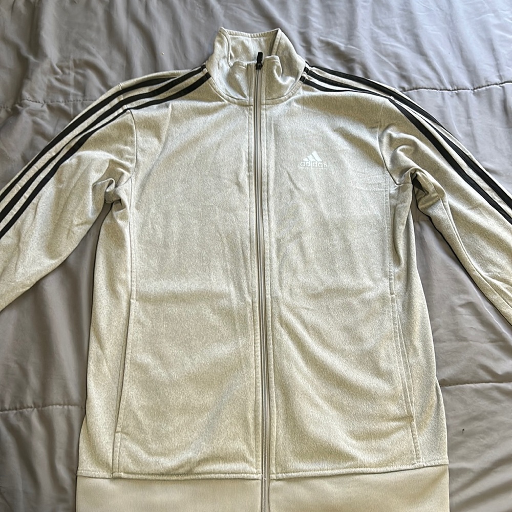 Adidas Grey zip up sweater.